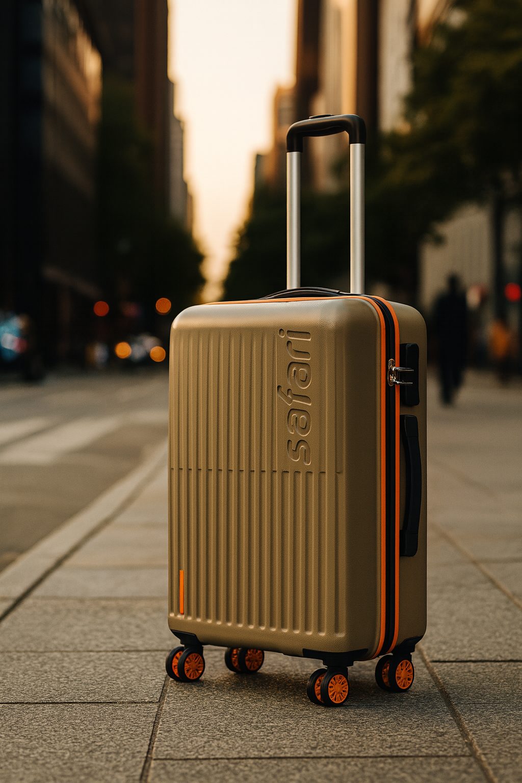 Luggage in a hotel, AI lifestyle